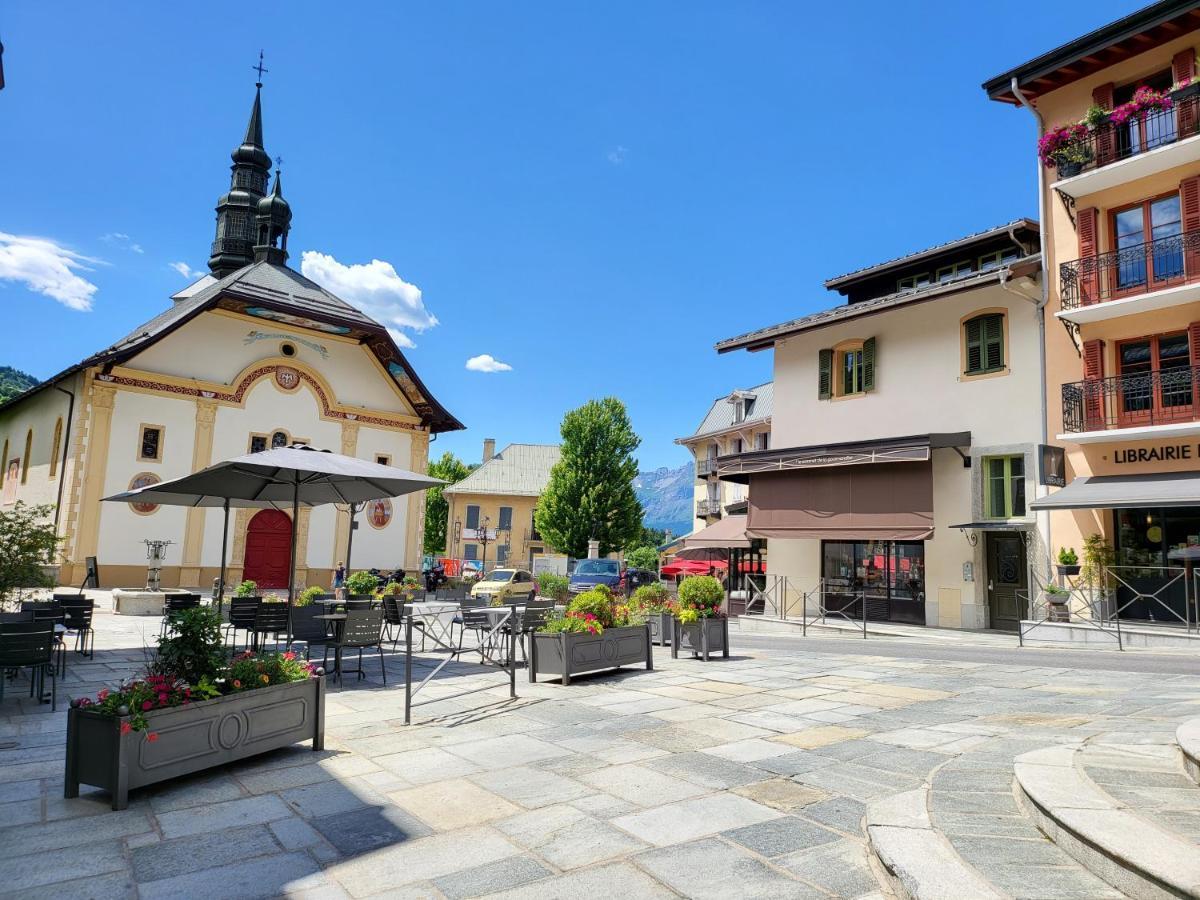 Appartement Dans Chalet Avec Piscine Couverte Сен-Жерве-ле-Бен Екстер'єр фото